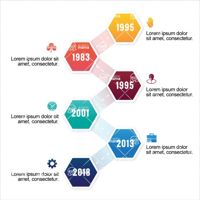 Infographic Templates Collection - Vector, Photoshop, PowerPoint, Google Slides - Timeline Infographic Template with Vector Elements